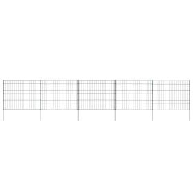 Garden Fence Set 39.2"x31.4" Green