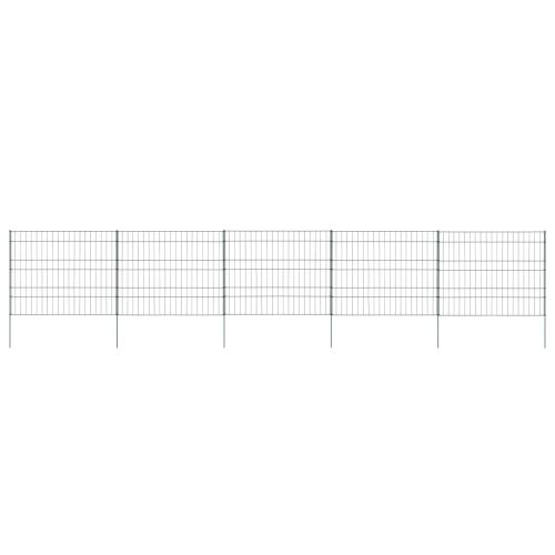 Garden Fence Set 39.2"x31.4" Green