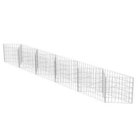 Gabion Basket Galvanized Steel 118.1"x11.8"x19.7"