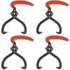 4 pcs Log Tongs with PVC Handle