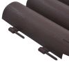 Lawn Edgings 36 pcs Brown 393.7" PP