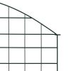 Arched Garden Fence Set 30.5"x30.9" Green