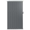 Garden Tool Shed Gray 34.6"x35"x63.4" Galvanized Steel