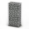 Gabion Basket with Lids Galvanized Wire 39.4"x19.7"x11.8"