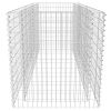 Gabion Raised Bed Steel 70.9"x35.4"x39.4" Silver