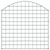 Arched Garden Fence Set 30.5"x30.9" Green