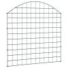 Arched Garden Fence Set 30.5"x30.9" Green