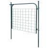 Garden Fence Gate 39.4"x39.4" Green