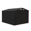 8'X10'Ft  Tool storage shed - Charcoal Black