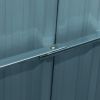 8'X10'Ft  Tool storage shed - Charcoal Black