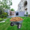 Two wheeled trolley for green garden 15 inch pneumatic wheel WB1001GN