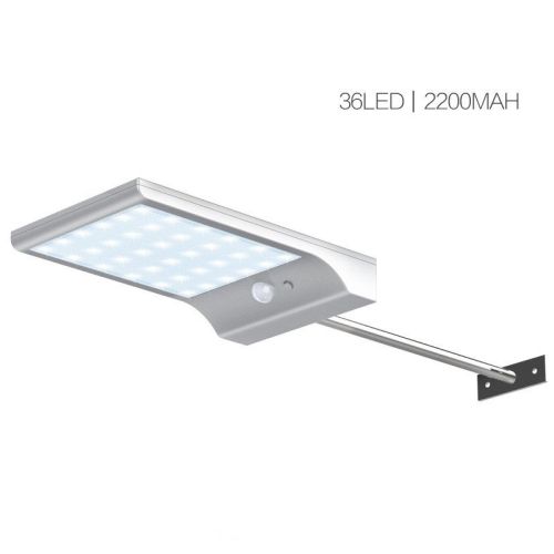 36LED Solar Human Body Induction Outdoor Waterproof Courtyard Wall Lamp