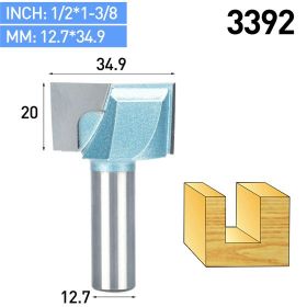 Pcb Milling Cutter Clear Bottom Cutter Straight Drill Cutter (Option: A)
