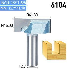 Pcb Milling Cutter Clear Bottom Cutter Straight Drill Cutter (Option: E)