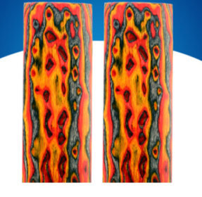 3D Color Knife Making Wood Material 120 160 Knife DIY Tools Making Knife Handle Material High Quality (Option: 120 80 20MM)