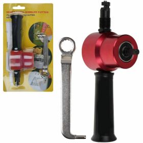 Double-head Metal Sheet Cutters, Cutting Machines, Saws, Iron Cutting Tools, Electric Punching Shears (Color: Red)