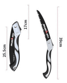 Folding Saw, Hand Saw, Tree Trimming, Universal Saw (Option: E)