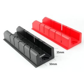 DURATEC Dexun Woodworking Miter Saw Cabinet Angle Saw 45 Saw Box Clip Back Saw Miter Saw Gauge Multifunctional Angle Cabinet (Option: Red-10inch)