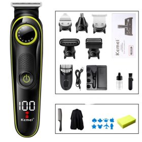 Electric Hair Clipper Household Multifunctional Electric Hair Clipper (Option: 2style-USB)