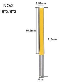 Handle Extended Straight Knife Slotting Knife Trimming Knife (Option: Style 2)