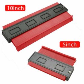 Contour Gauge Saker Duplicator Profile Copy Shape Measuring Tool Contour Gauge Duplicator Profile Copy Shape Measuring Ruler Tool (Option: 10 inch)