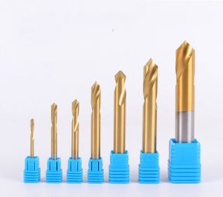 Cobalt-containing Titanium Spot  Coated Steel Spot Drill (Option: M12X90)
