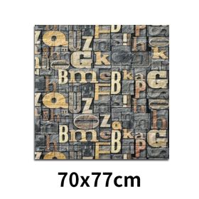 Brick Pattern Brick Three-dimensional Self-adhesive Foam Wall Sticker Decoration Wallpaper (Option: Zw32)