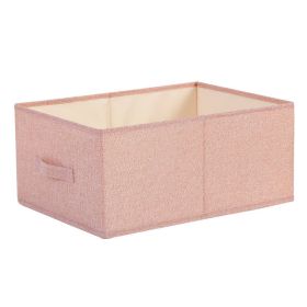 Drawer Closet Folding Storage Organizing Box (Option: Pink-47x34x21cm)