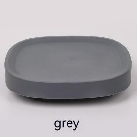 Plastic Mobile Hidden Flowerpot Tray Universal Roller With Wheels (Option: Gray-No 6)