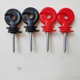 Ranch Breeding Fence Accessories Rubber Nail Insulation Nails (Color: Black)