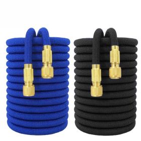 3 Times Telescopic Hose High Pressure Water Gun (Option: Black-7.5M)
