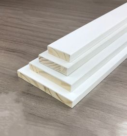 Solid Wood Line Decoration I-shaped Flat Plate (Option: Mud plate line-75X23X2400mm)