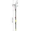 Outdoor Working Telescopic Pole Saw Curved Saw Blade Tree Pruner Pole Saw