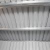6' x 8' Outdoor Backyard Garden Metal Storage Shed for Utility Tool Storage - Coffee