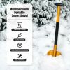 Home Multi Functions Adjustable Aluminum Snow Shovel With Anti-Skid Handle