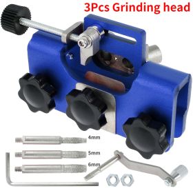 Portable Home Hand Chain Grinding Tool (Color: Blue)