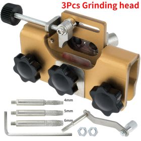 Portable Home Hand Chain Grinding Tool (Color: Gold)