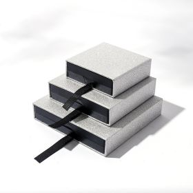 Anti-oxidation PE Film Jewelry Storage Box Color Film Suspension Box (Option: Starry Silver-9 Ã— 9 Ã— 2cm)